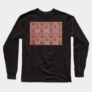 Painted leaf masks design Long Sleeve T-Shirt